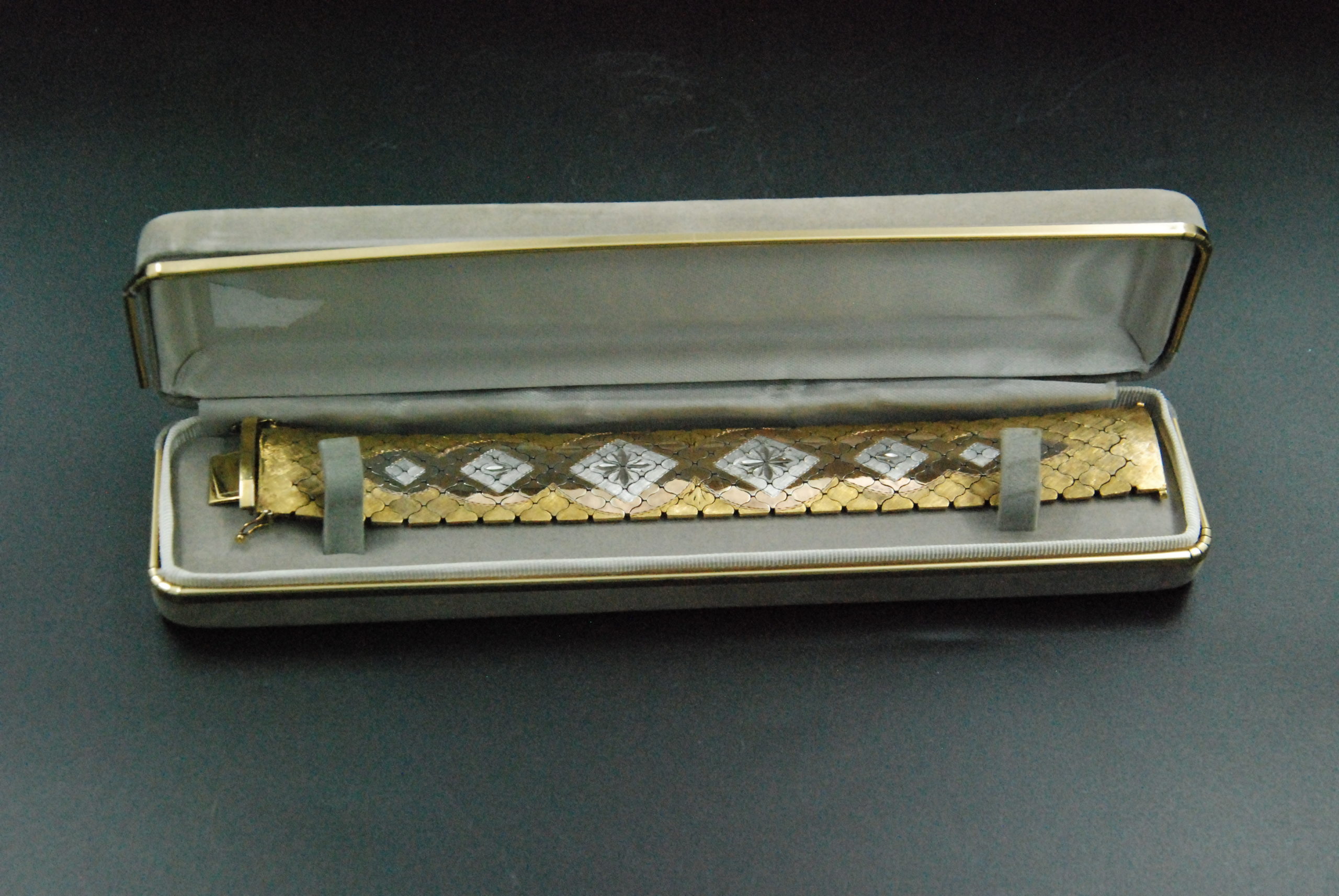Sterling Wide Fancy Bracelet – Sweetwater Antiques